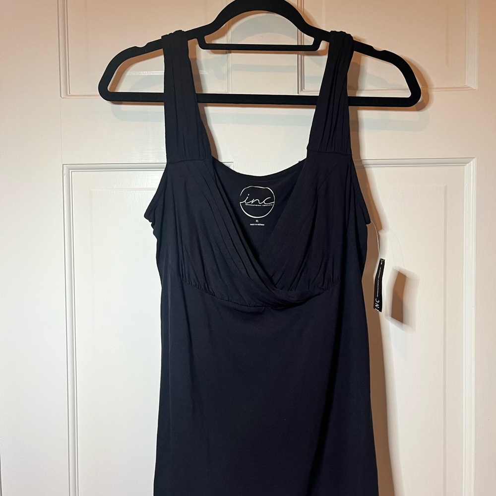 NWT INC Pleated Tank Top
